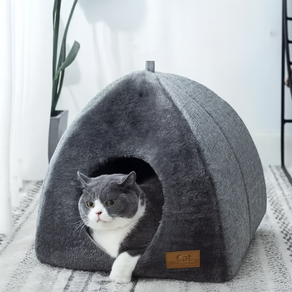 Cozy Pet Cave and Bed