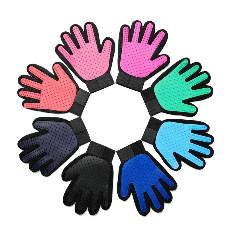 Handy Silicone Pet Grooming Glove