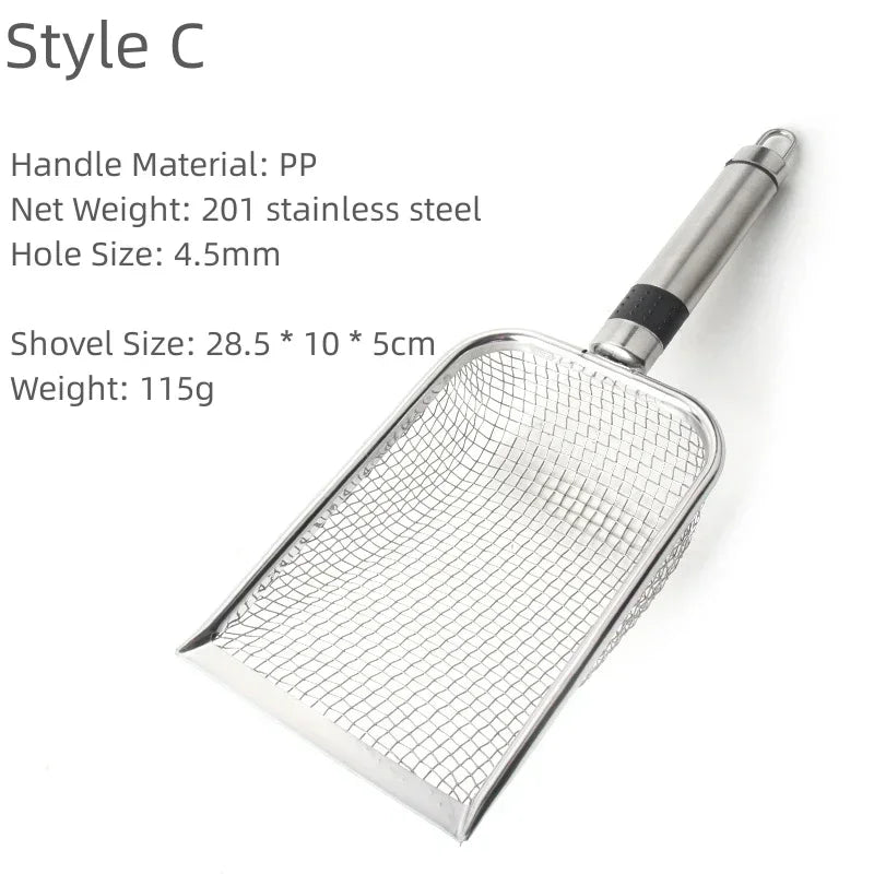 Stainless Steel Cat Litter Scoop