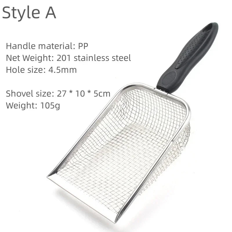 Stainless Steel Cat Litter Scoop
