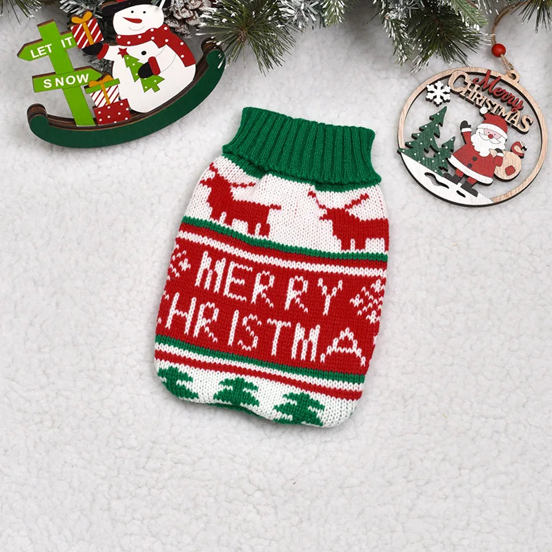 Festive Knit Pet Sweaters (for Cats & Small Dogs)