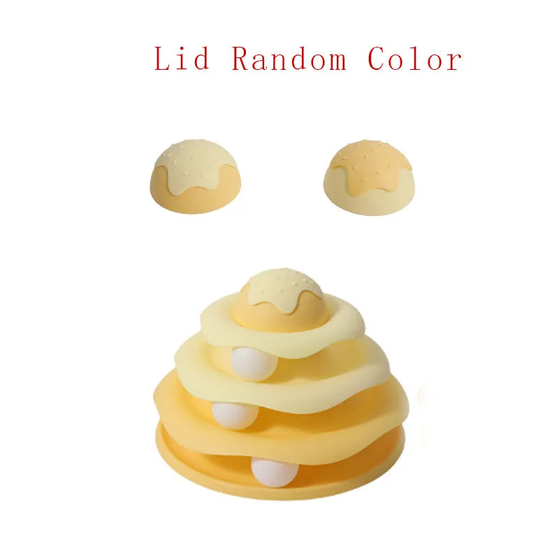 Cat Turntable Play Set – Tunnel & Teaser Toy