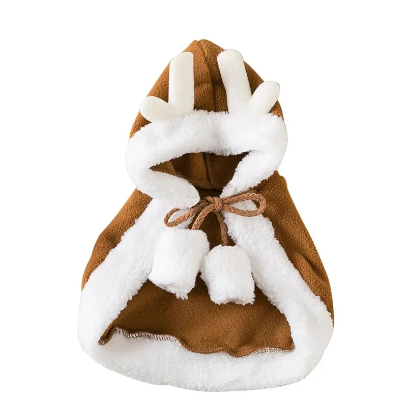 Christmas Cat Cloak – Santa & Reindeer