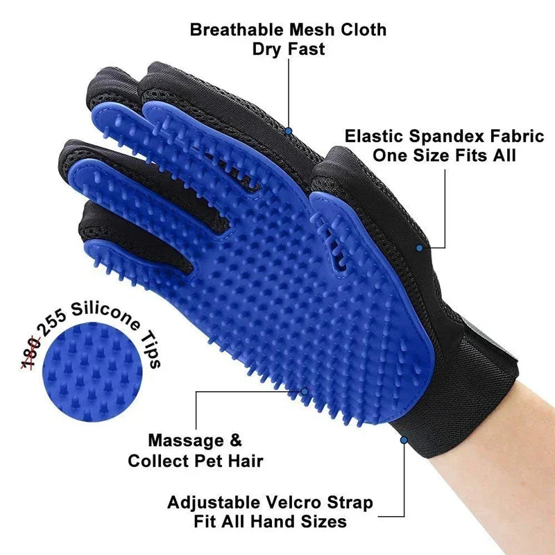 Handy Silicone Pet Grooming Glove