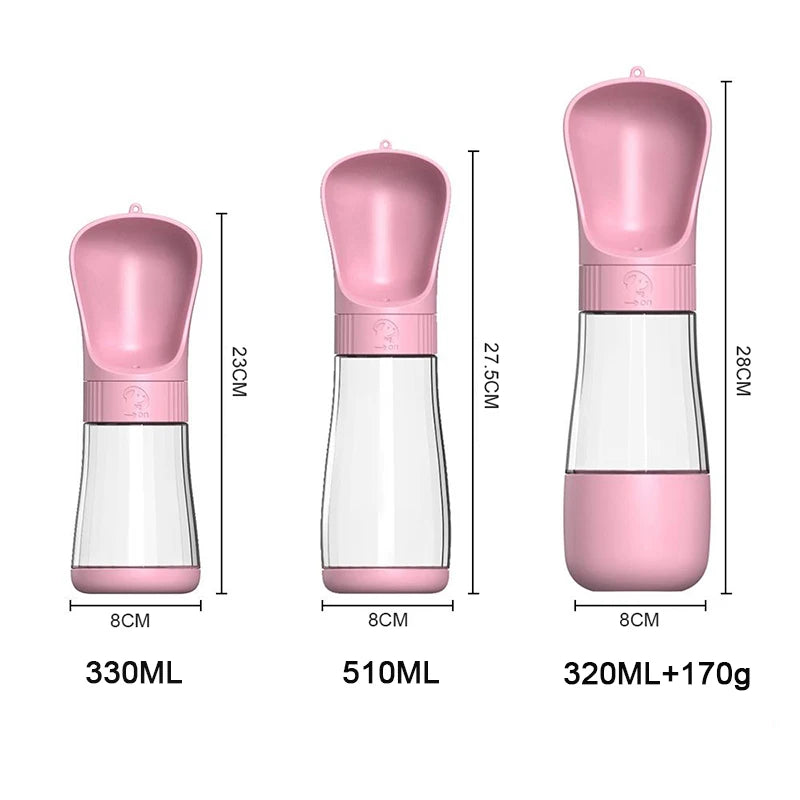 Dual-Use Pet Travel Bottle