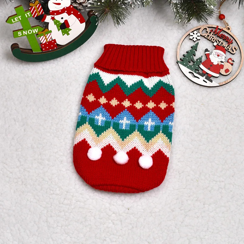 Festive Knit Pet Sweaters (for Cats & Small Dogs)