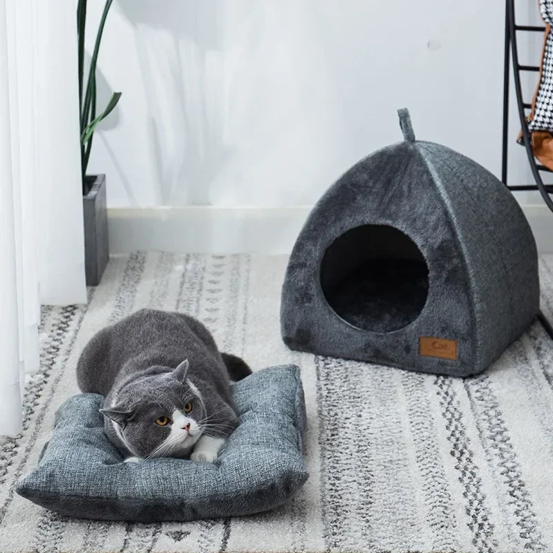 Cozy Pet Cave and Bed