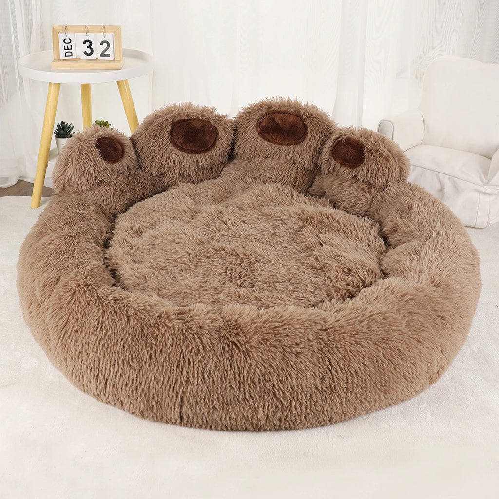 Plush Dog & Cat Sofa Bed – Warm, Washable Pet Bed