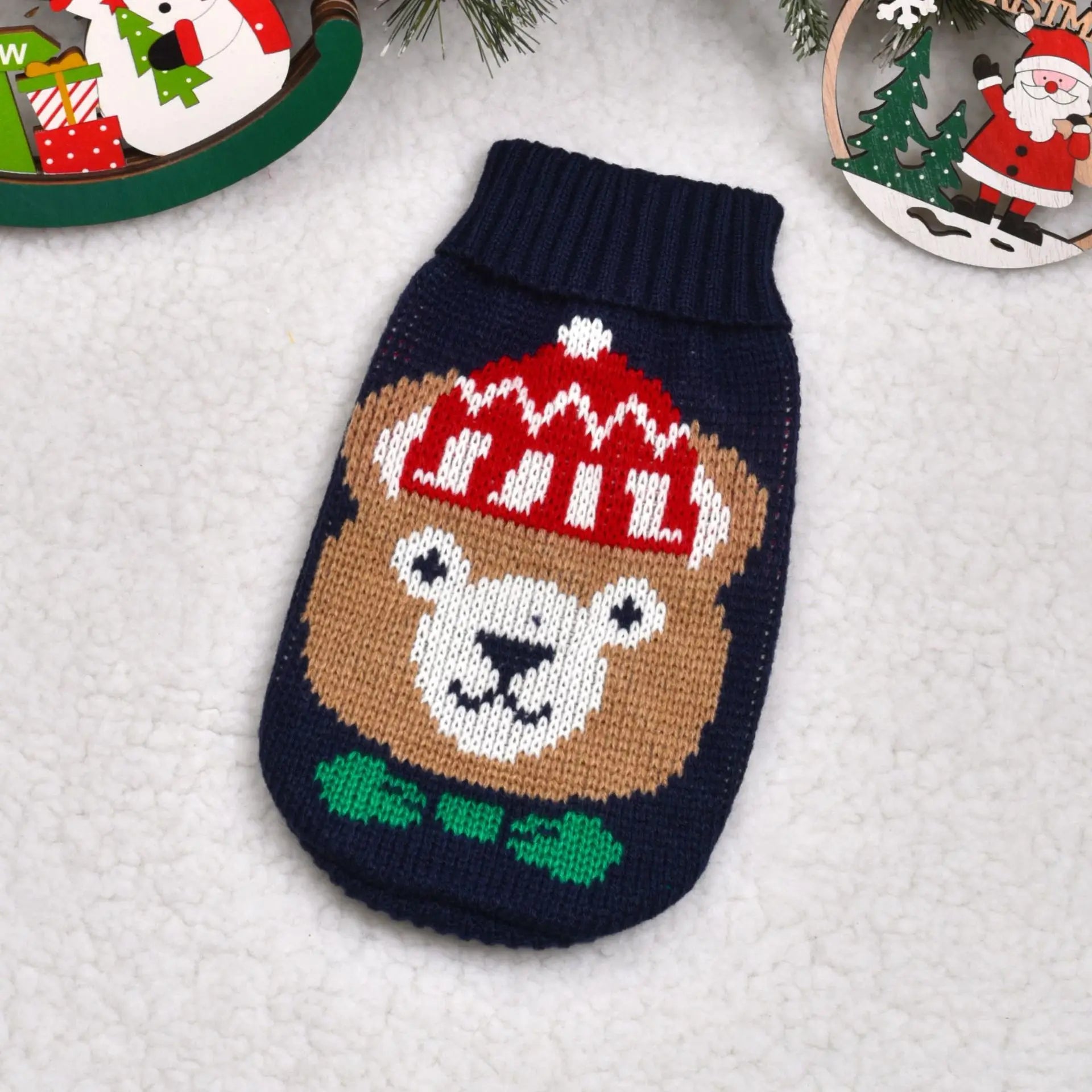 Festive Knit Pet Sweaters (for Cats & Small Dogs)