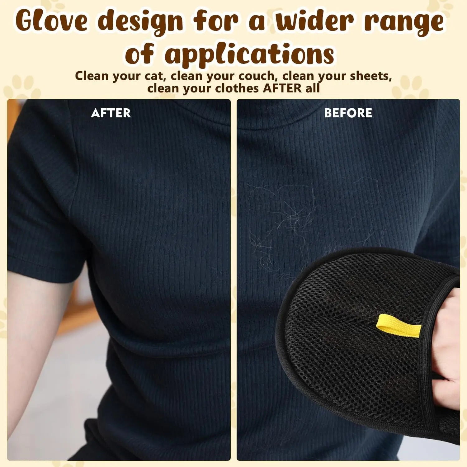 Pet Hair Remover Mitt