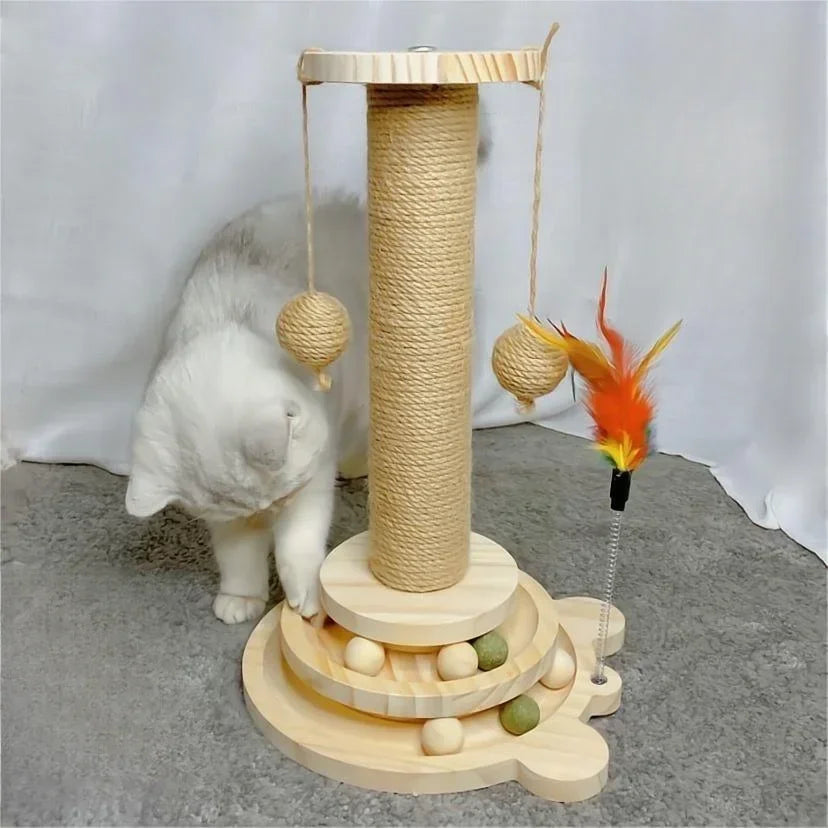Cat Scratcher Turntable Toy