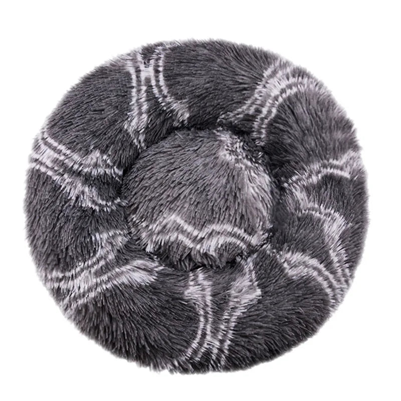 Plush Round Pet Bed
