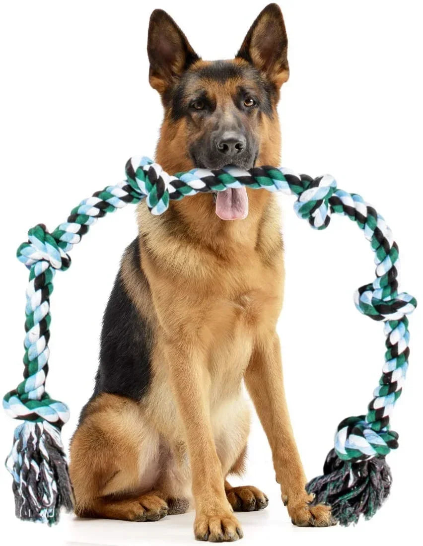 Giant Rope Dog Toy – 42" Indestructible Chew Toy