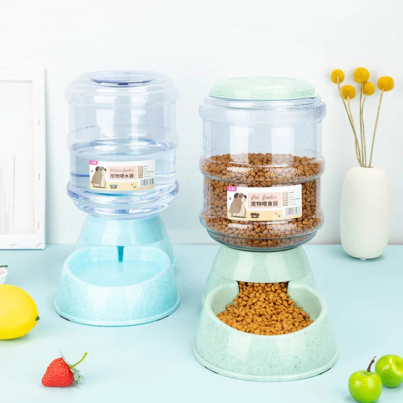 Automatic Pet Feeder and Water Dispenser