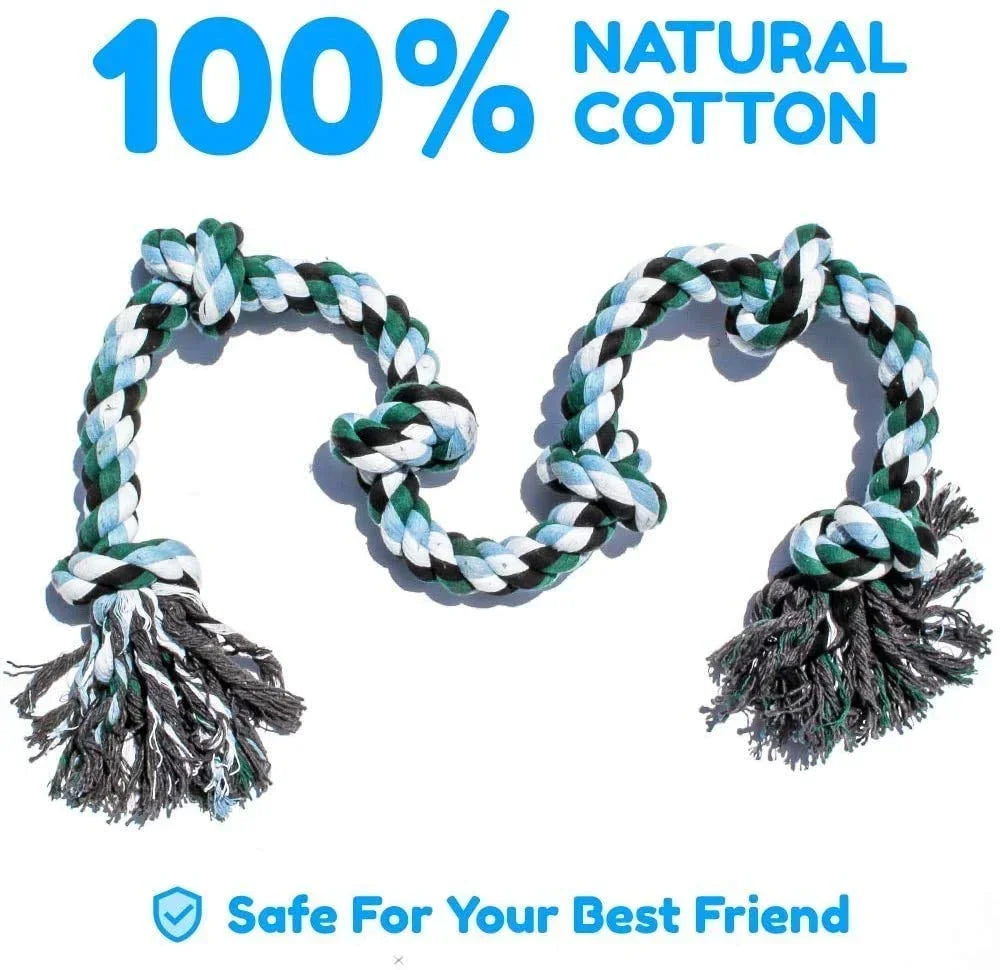 Giant Rope Dog Toy – 42" Indestructible Chew Toy