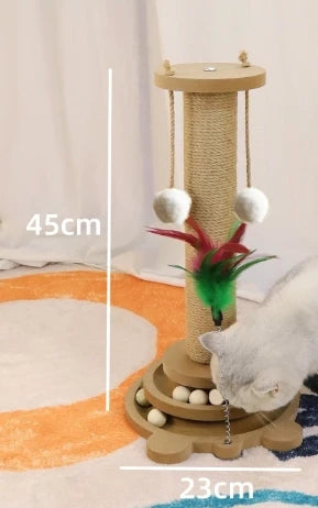 Cat Scratcher Turntable Toy