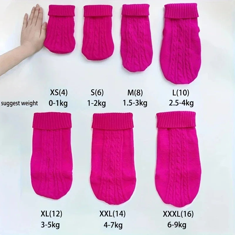 Cute Knit Doggy Sweater (Colors!)