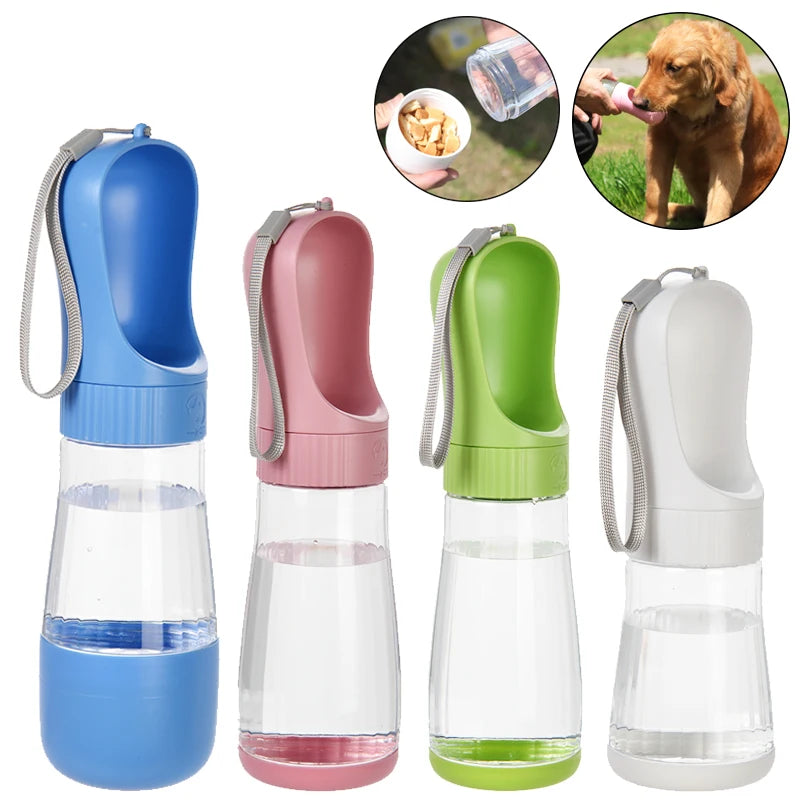 Dual-Use Pet Travel Bottle