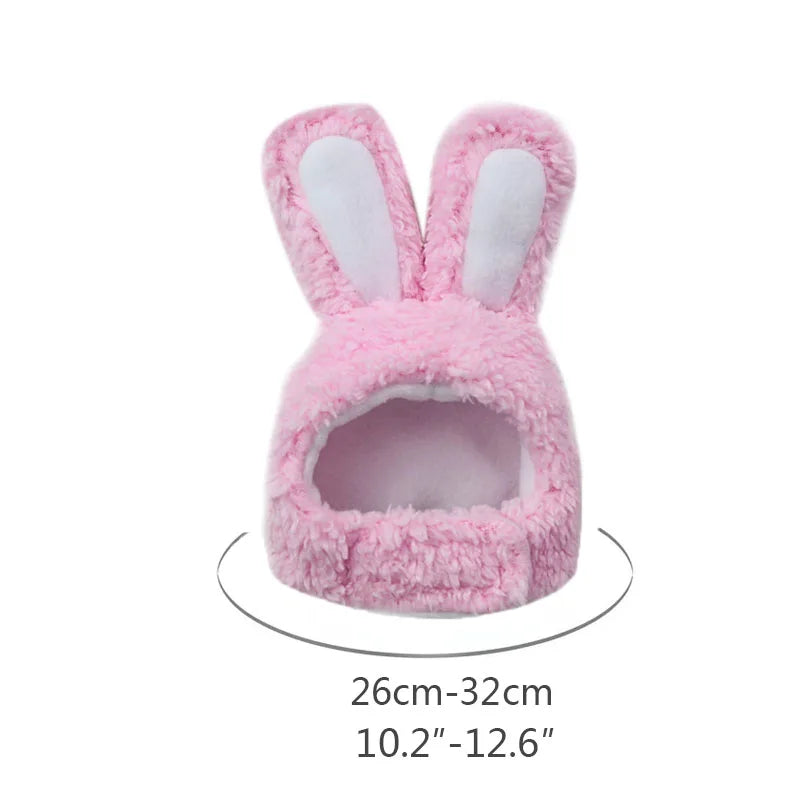 Cozy Critter Ears Pet Hats (Bear and Rabbit)