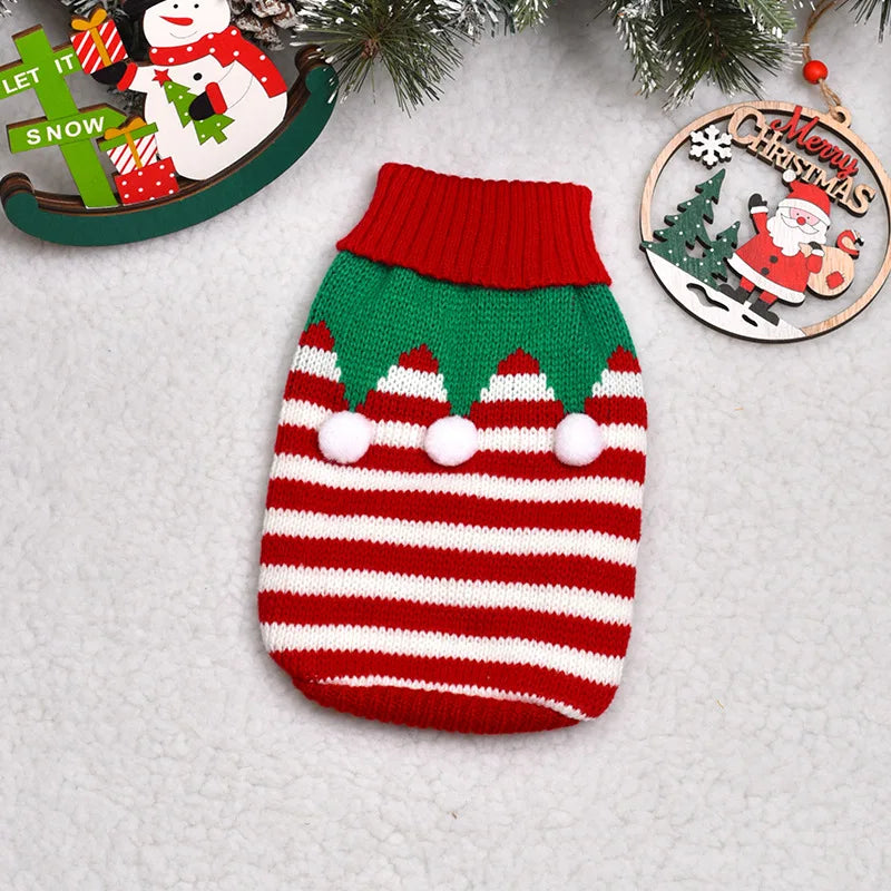 Festive Knit Pet Sweaters (for Cats & Small Dogs)