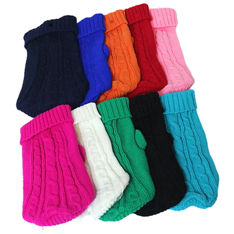 Cute Knit Doggy Sweater (Colors!)